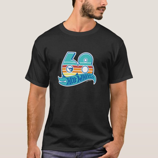 Hot Wheels Summer Retro 68 Logo Swea T-Shirt (Front)