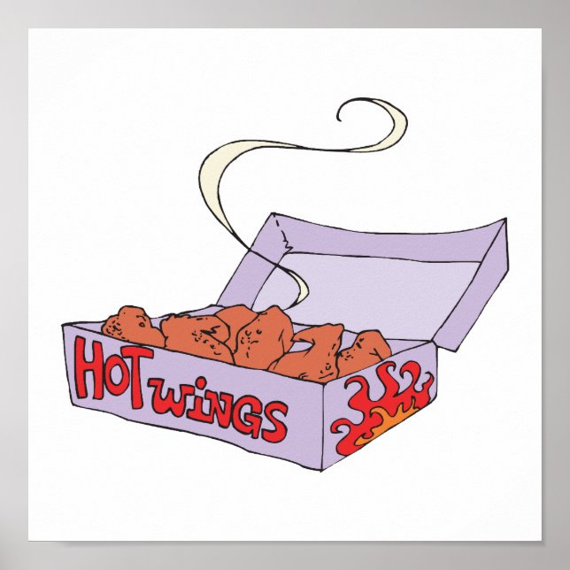 hot wings poster (Front)