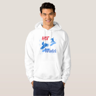 Hot Winter  customisable funny Hoodie