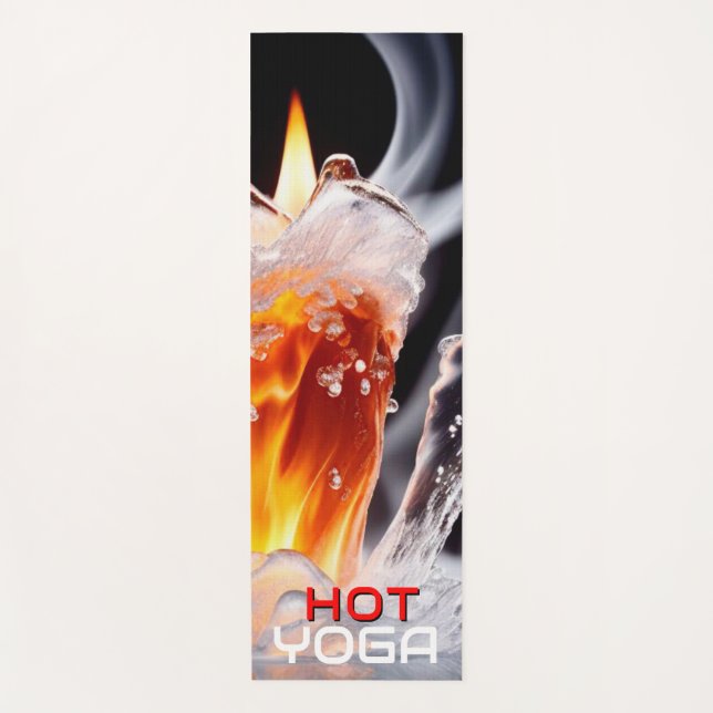 Hot Yoga Flame - Yoga Mat (Front)