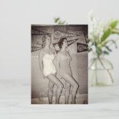 HOT YOUNG COLLEGE WOMEN VINTAGE PHOTO FUNNY BABES (Standing Front)
