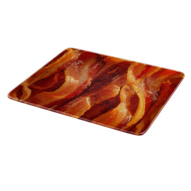 Hot Yummy Salty Bacon Decor Cutting Board (Corner)