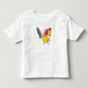 Hotdog as Hairdresser with Scissors Toddler T-Shirt