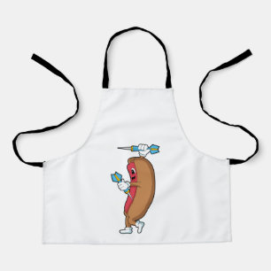 Hotdog at Darts with Dart.PNG Apron