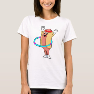 Hotdog at Fitness with Flywheel T-Shirt