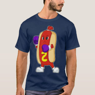 Hotdog Boxer Boxing gloves Boxing 2 T-Shirt