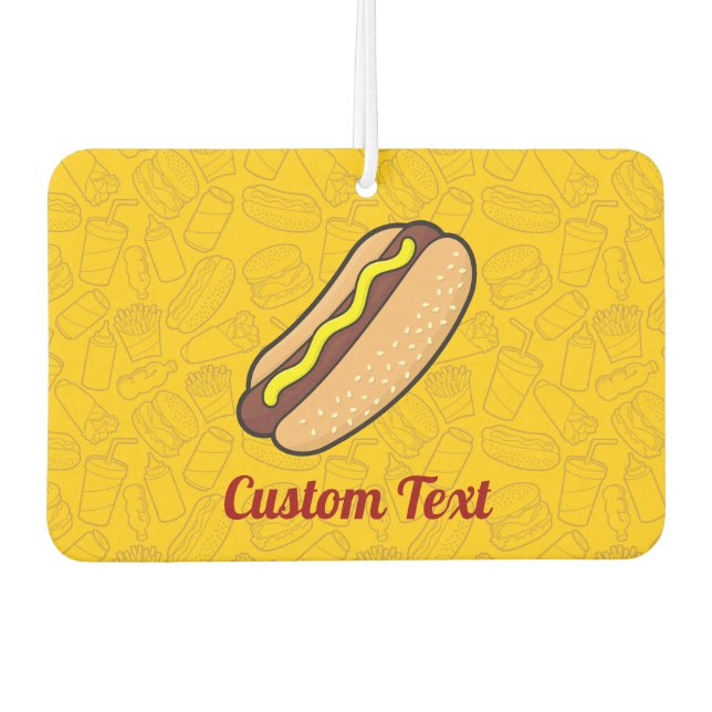 Hotdog Car Air Freshener (Front)
