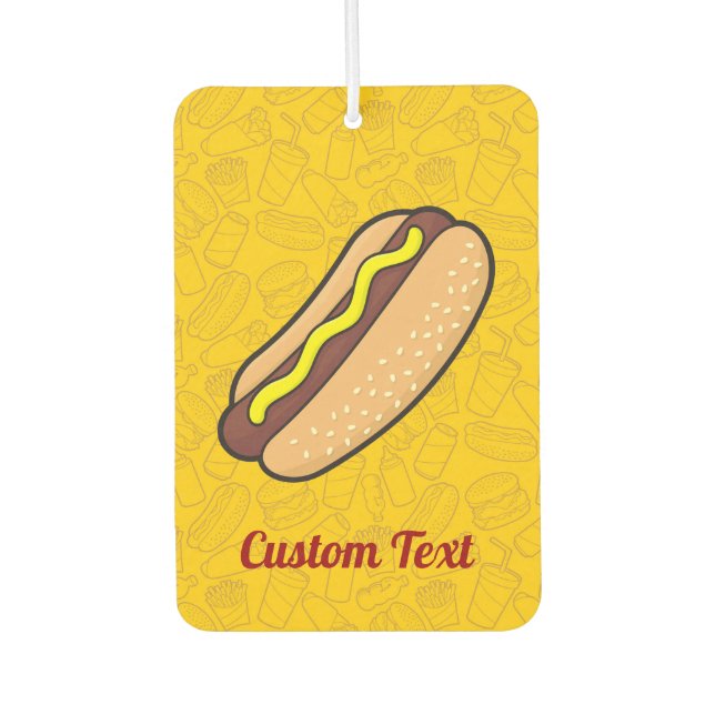 Hotdog Car Air Freshener (Front)
