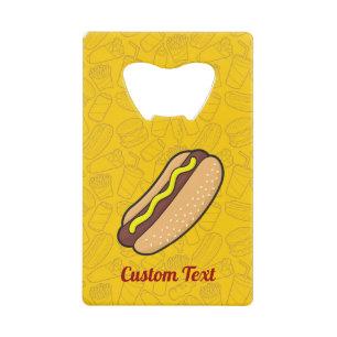 Hotdog Credit Card Bottle Opener