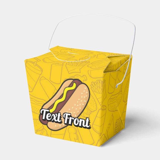 Hotdog Favour Box (Front Side)
