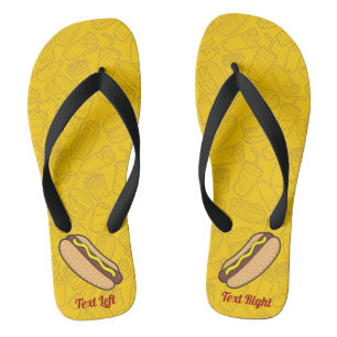 Hotdog Flip Flops