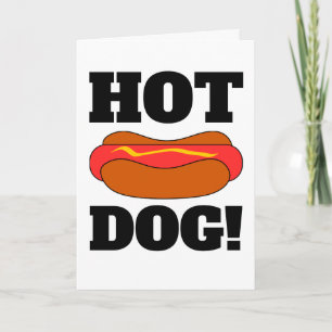 HOTDOG FUNNY BIRTHDAY CARDS