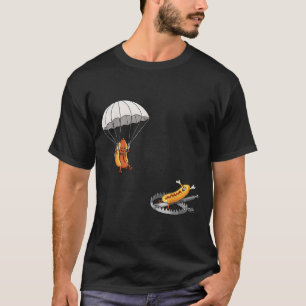 Hotdog High Dive Funny Carnival Food Men Women T-Shirt