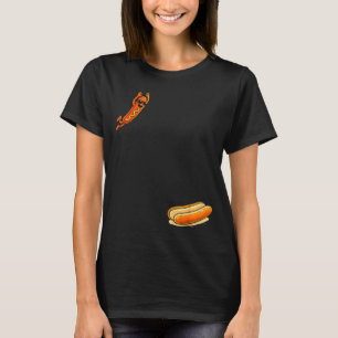 Hotdog high dive funny diving hot dog Hotdog high T-Shirt