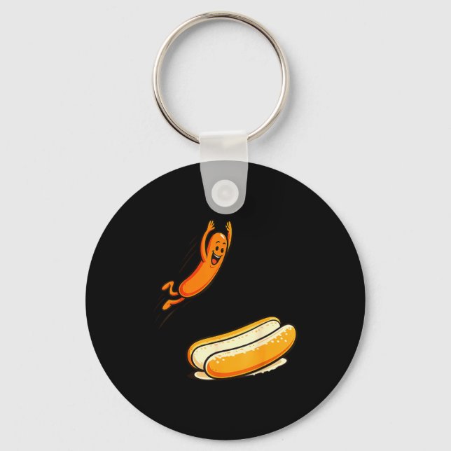 Hotdog high dive  key ring (Front)