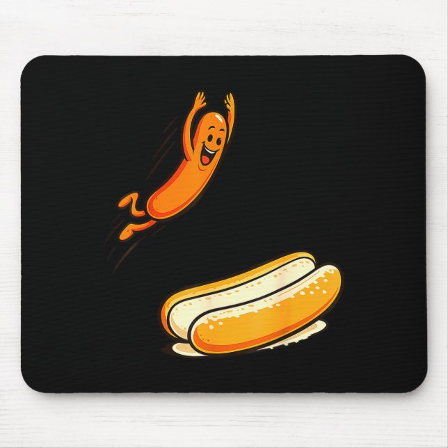Hotdog high dive  mouse mat (Front)