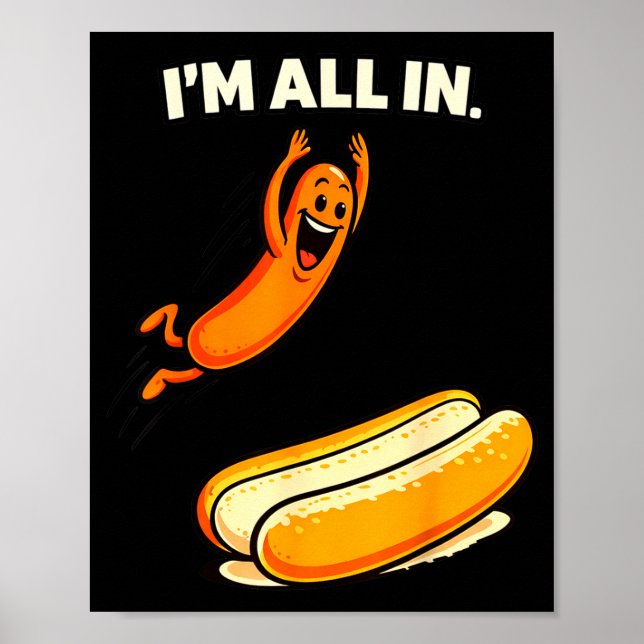 Hotdog high dive  poster (Front)