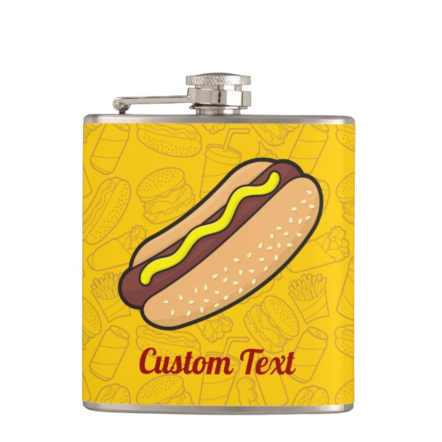 Hotdog Hip Flask (Front)
