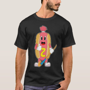Hotdog Hockey Hockey stick T-Shirt