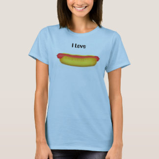 Hotdog, I Love T-Shirt