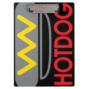 Hotdog Icon Fun Clipboard