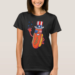 Hotdog It s Not 4th of July Until My Wiener Comes T-Shirt