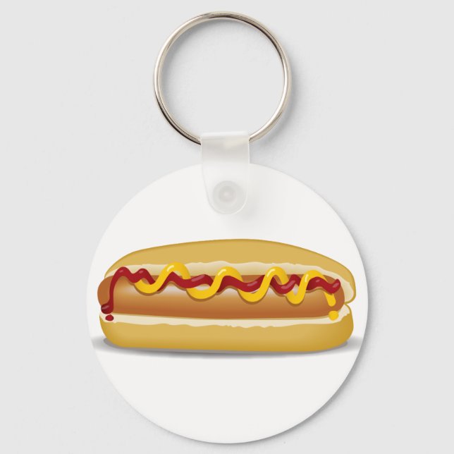 Hotdog Key Ring (Front)