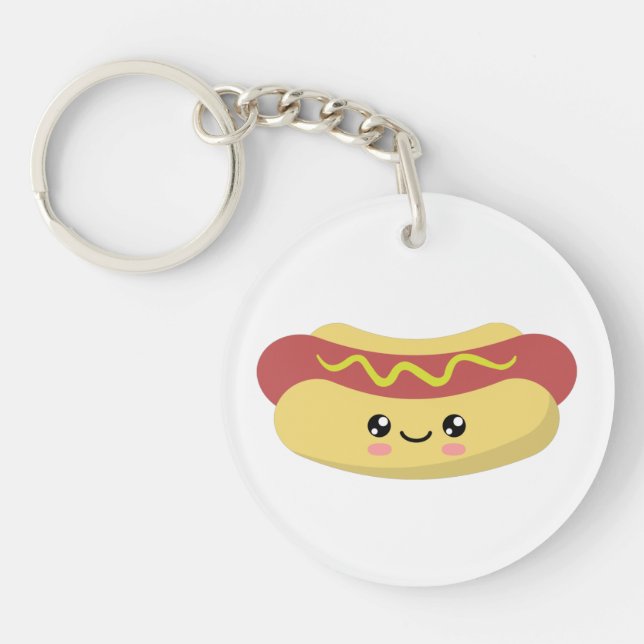 Hotdog Key Ring (Front)