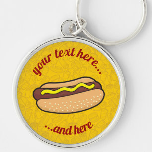 Hotdog Key Ring