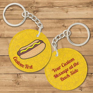 Hotdog Keychain