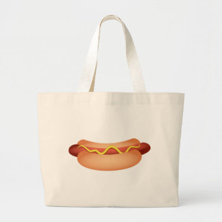 Hotdog Large Tote Bag