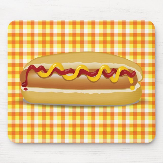 Hotdog Mouse Mat (Front)