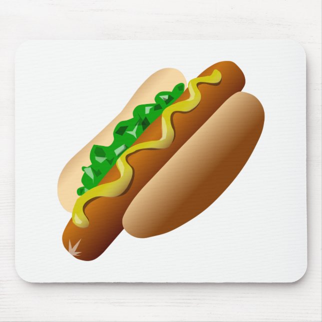 Hotdog Mouse Mat (Front)