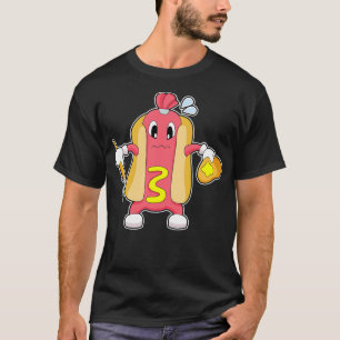 Hotdog Painting Paint brush Colour T-Shirt