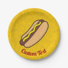 Hotdog Paper Plate