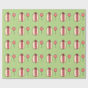 Hotdog Party Wrapping Paper