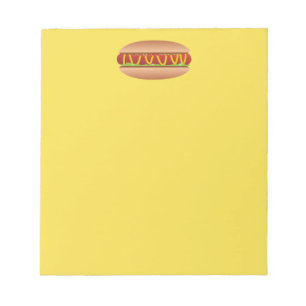 Hotdog picture notepad