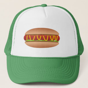 Hotdog picture trucker hat