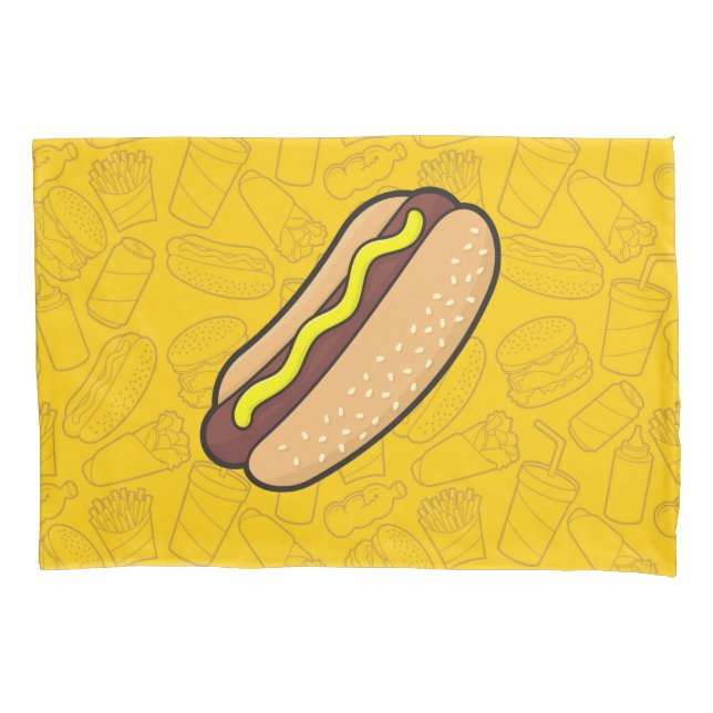 Hotdog Pillowcase (Front)