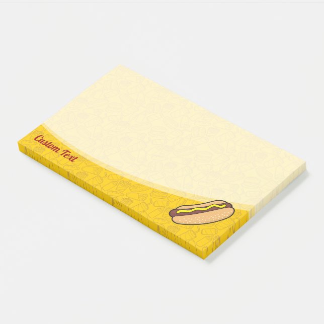 Hotdog Post-it Notes (Angled)