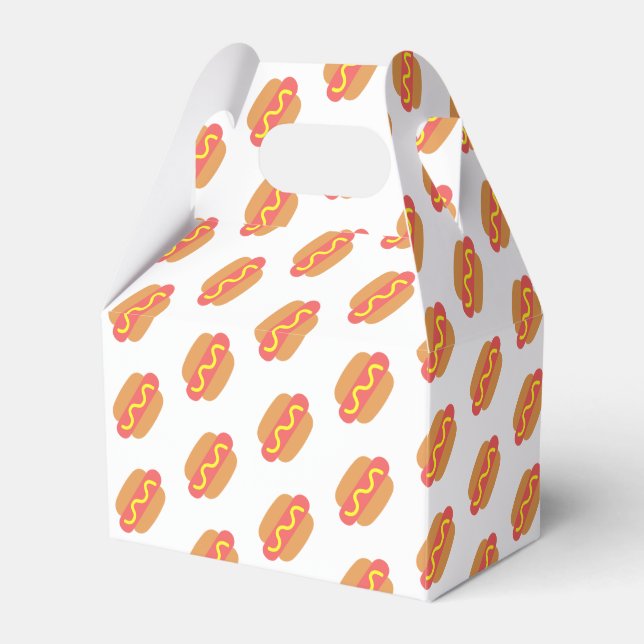 Hotdog simple vector  favour box (Front Side)
