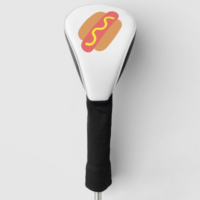 Hotdog simple vector golf head cover (Front)