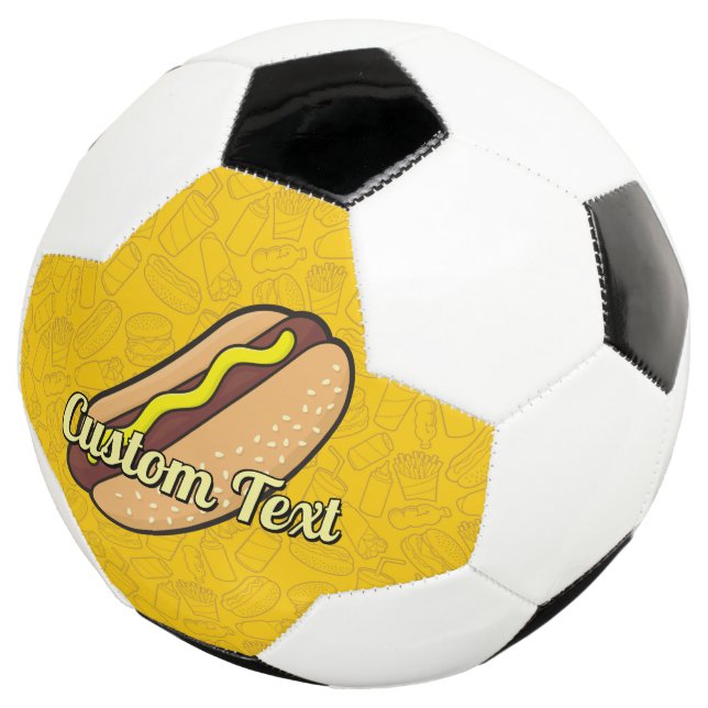 Hotdog Soccer Ball (Three Quarter)