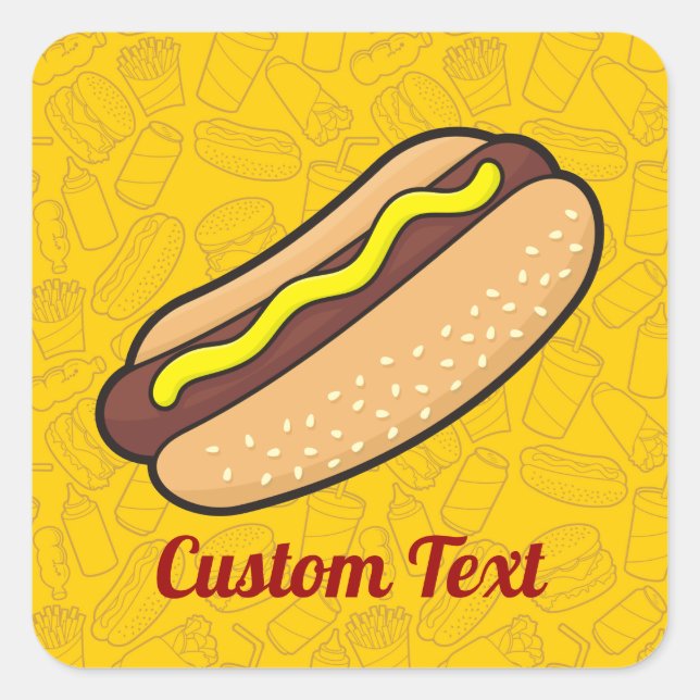 Hotdog Sticker (Front)