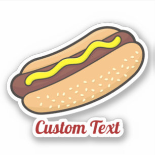 Hotdog Sticker