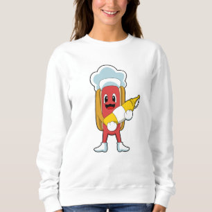 Hotdog with Mustard Sweatshirt