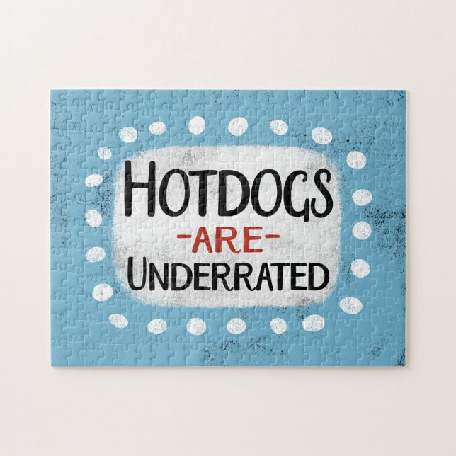 Hotdogs Are Underrated Jigsaw Puzzle (Horizontal)