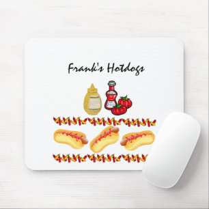 Hotdogs Ketchup Mustard Food  Mouse Pad! Mat