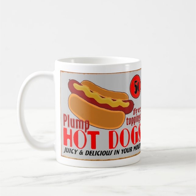 HotDogSign, mugs (Left)