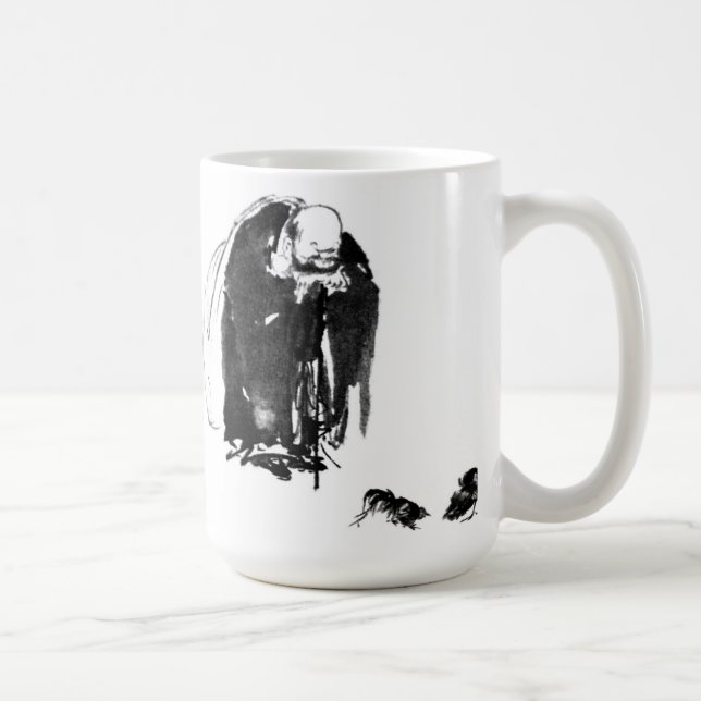 Hotei by Miyamoto Musashi Coffee Mug (Right)